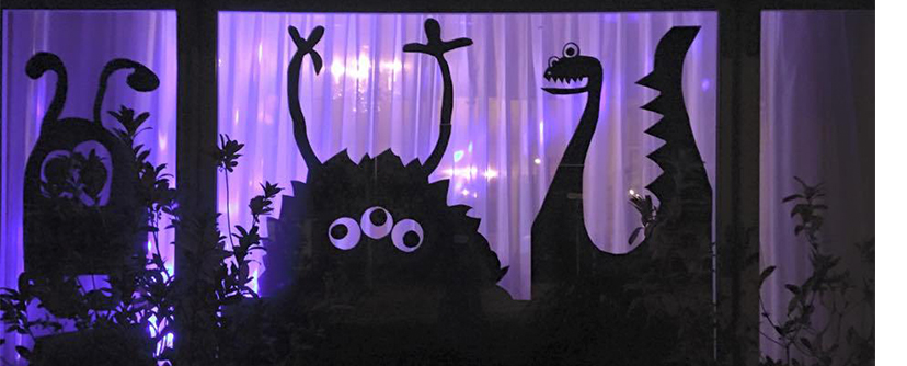 Idées de décoration de fenêtres pour l’Halloween